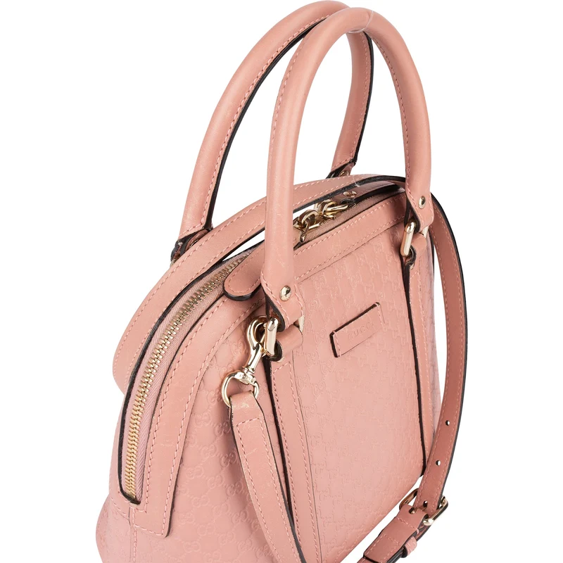 Gucci Microguccissima Leather Small Dome Satchel Handbag