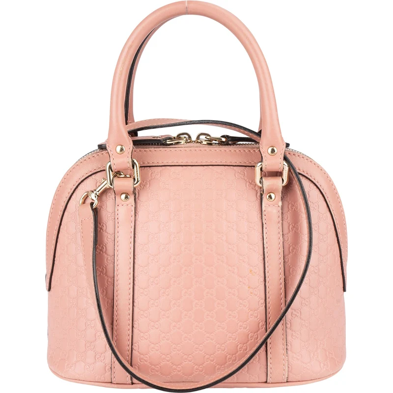 Gucci Microguccissima Leather Small Dome Satchel Handbag