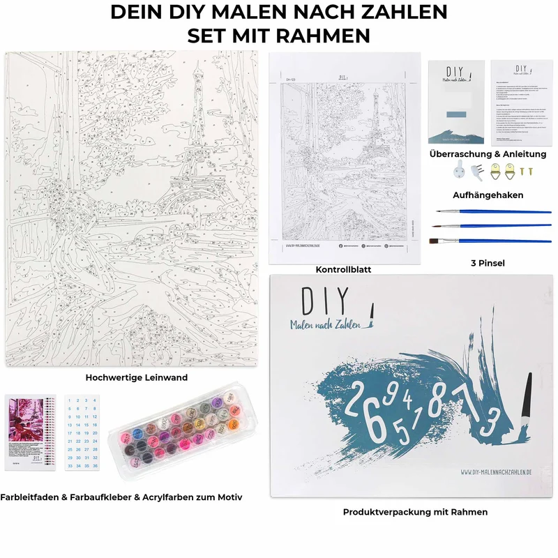Malen nach Zahlen - Europäische Schmetterlinge und Nachtfalter von William Forsell Kirby