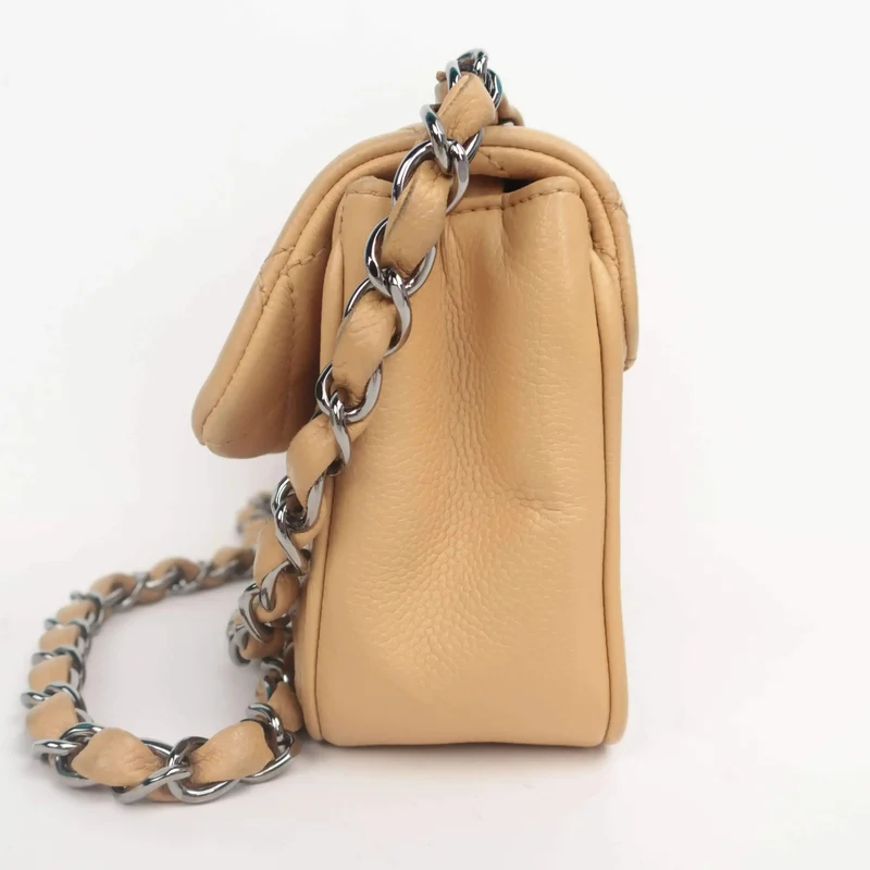 Vintage Chanel Caviar Mini Mademoiselle Flap Bag