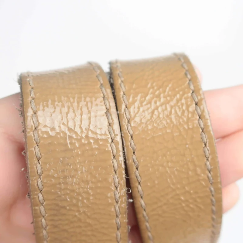 YSL Downtown Beige Patent Leather Bag