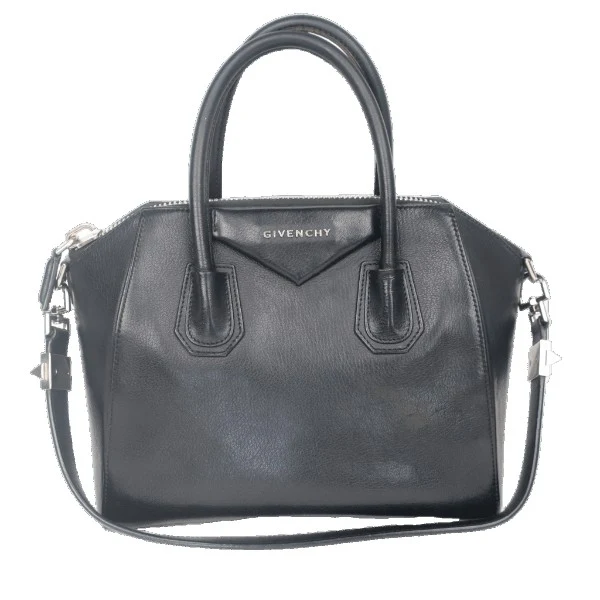 Givenchy Black Leather Small Antigona Satchel