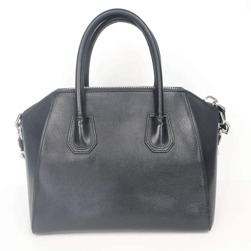 Givenchy Black Leather Small Antigona Satchel