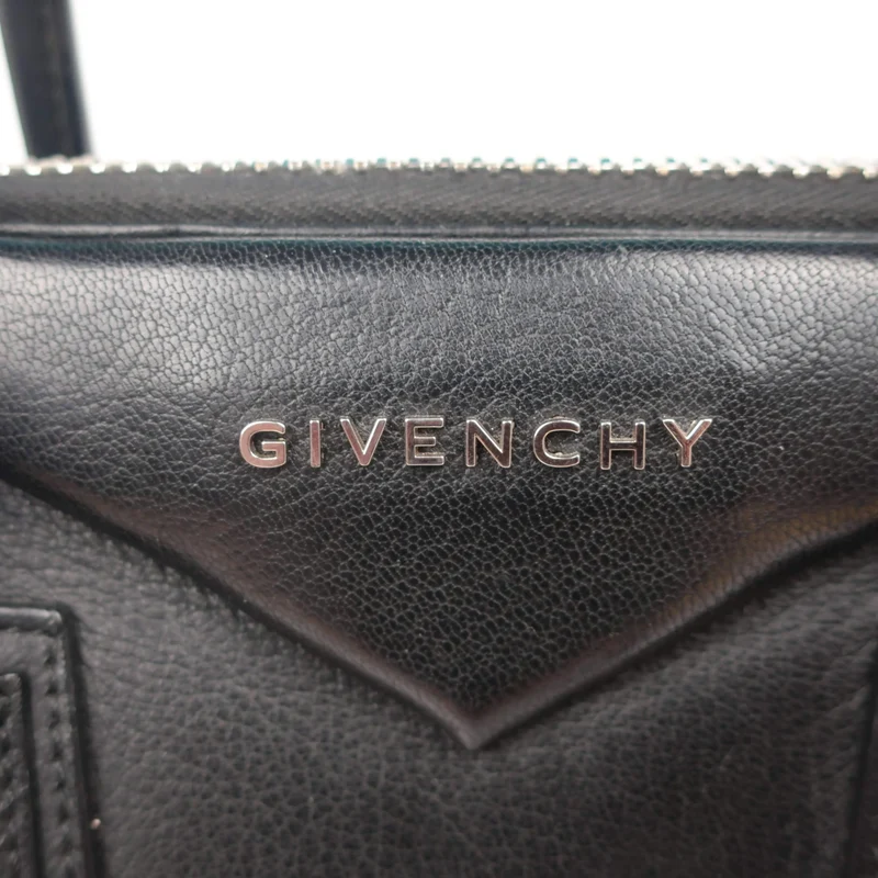 Givenchy Black Leather Small Antigona Satchel