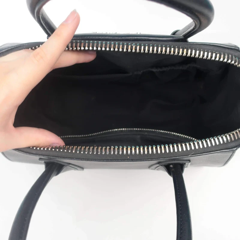 Givenchy Black Leather Small Antigona Satchel