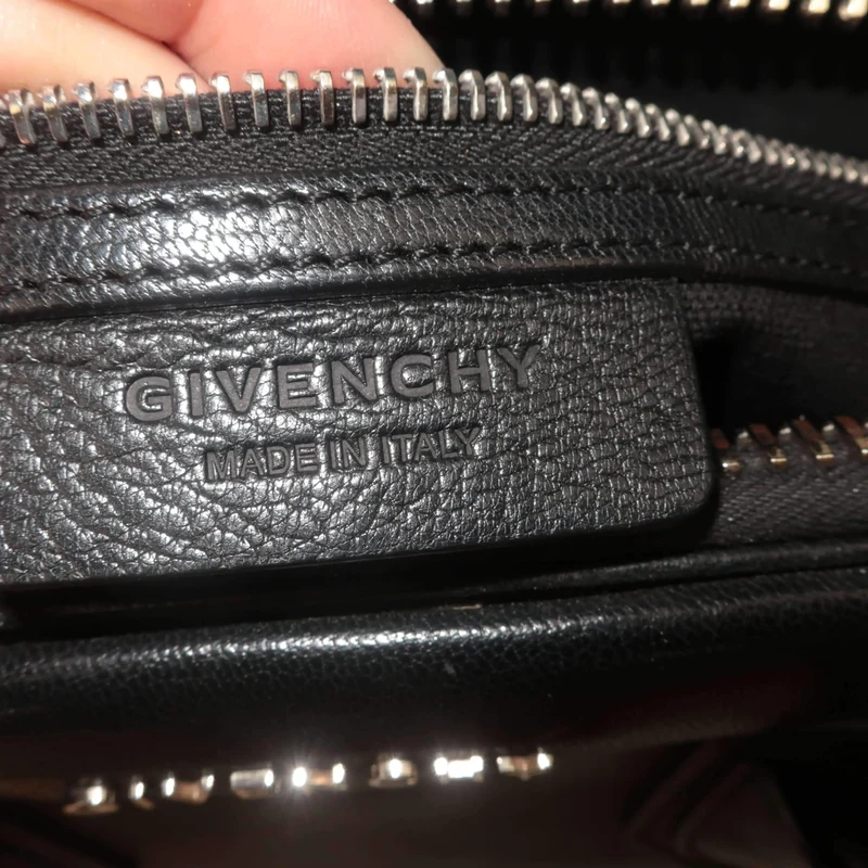 Givenchy Black Leather Small Antigona Satchel