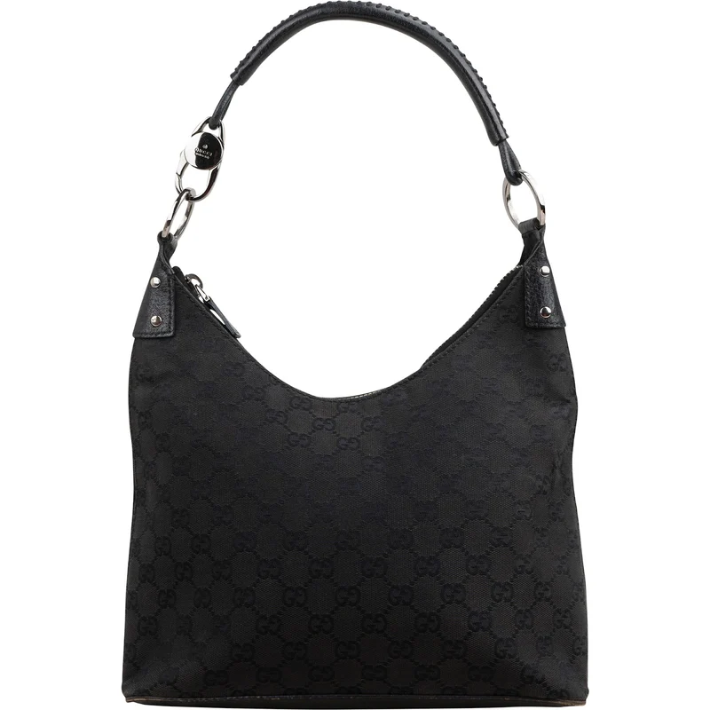 Gucci Monogram GG Canvas Hobo Shoulder Bag