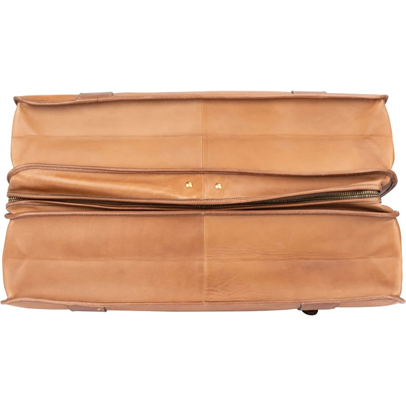 Gucci Leather Vintage Web Stripe Briefcase 55 Travel Bag