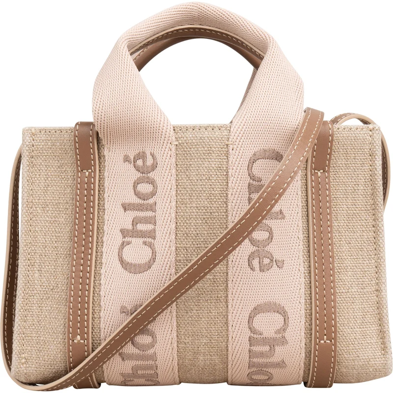 Chloé Woody Mini Tote Crossbody Handbag