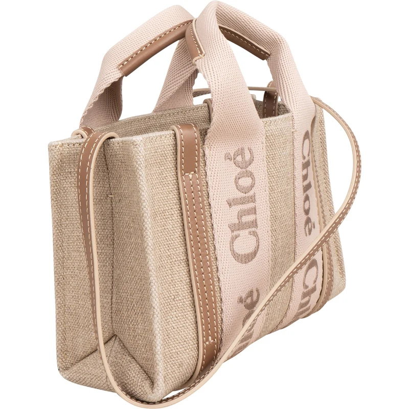 Chloé Woody Mini Tote Crossbody Handbag