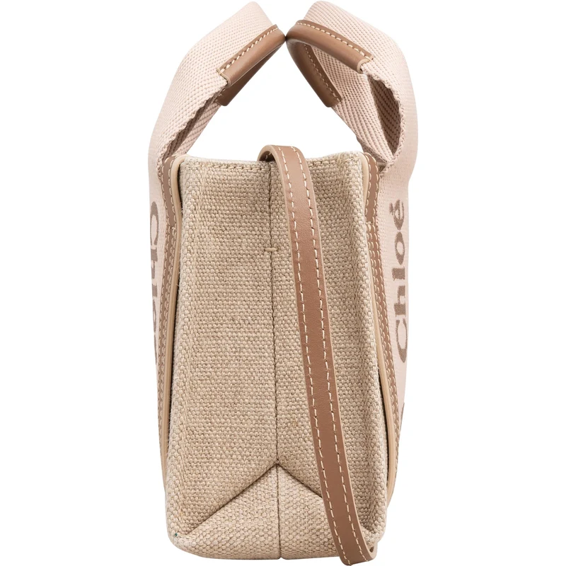 Chloé Woody Mini Tote Crossbody Handbag
