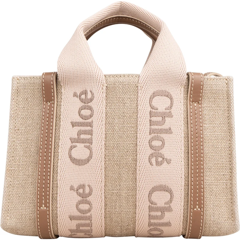 Chloé Woody Mini Tote Crossbody Handbag