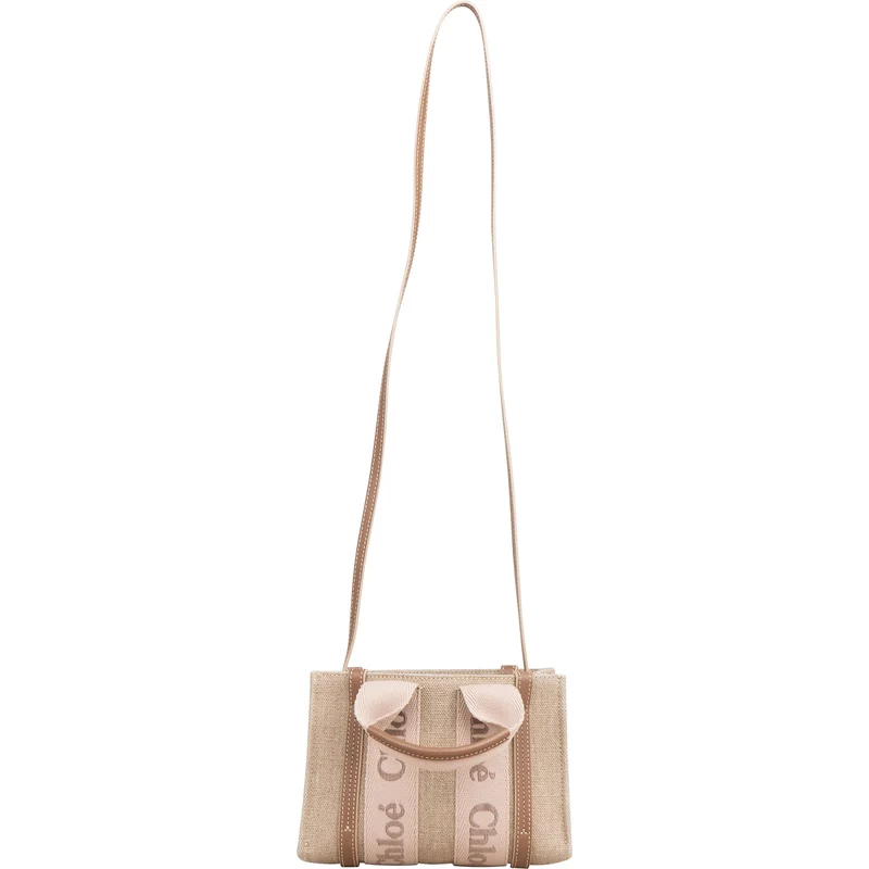 Chloé Woody Mini Tote Crossbody Handbag