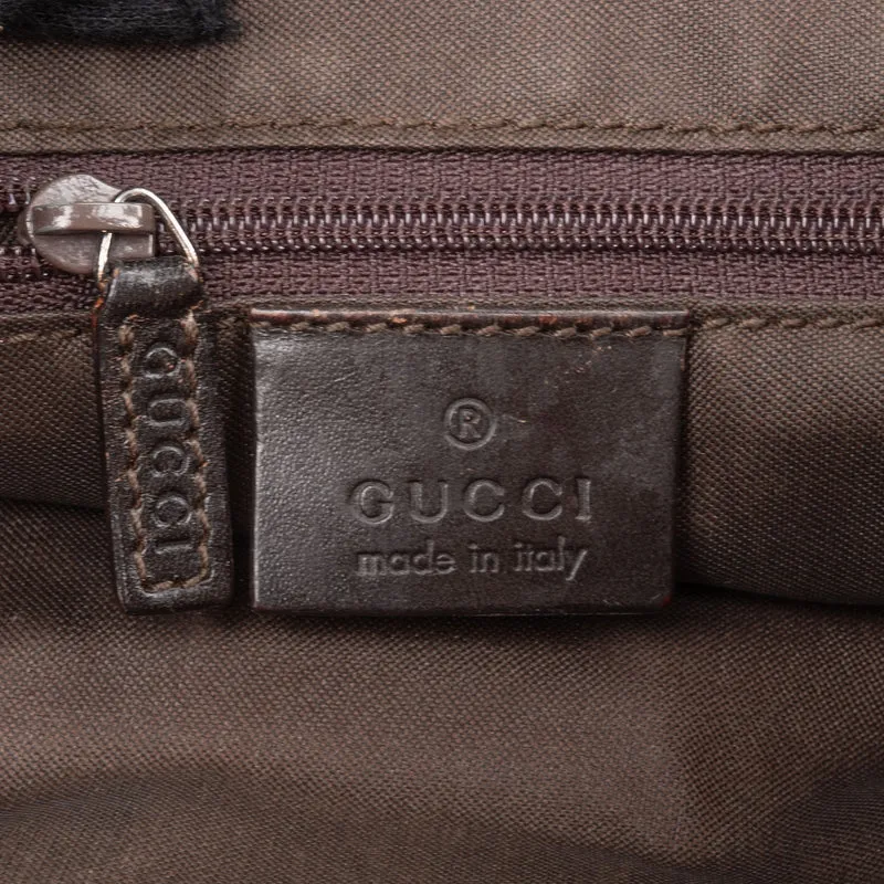 Gucci Monogram GG Canvas Jackie Hobo Shoulder Bag
