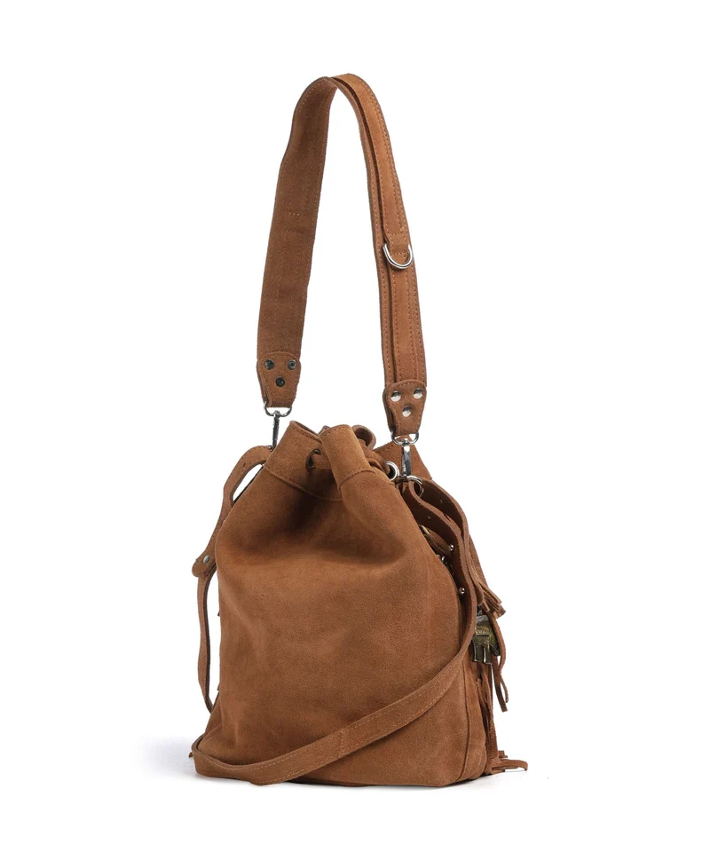 Anokhi Bucket Handtasche tan