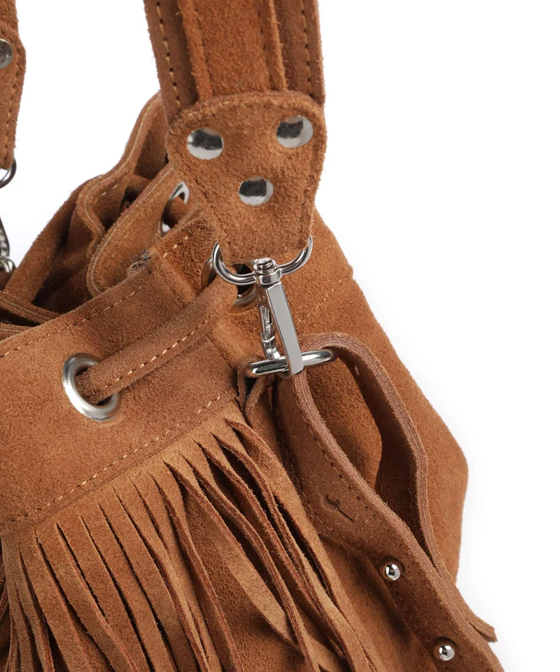 Anokhi Bucket Handtasche tan