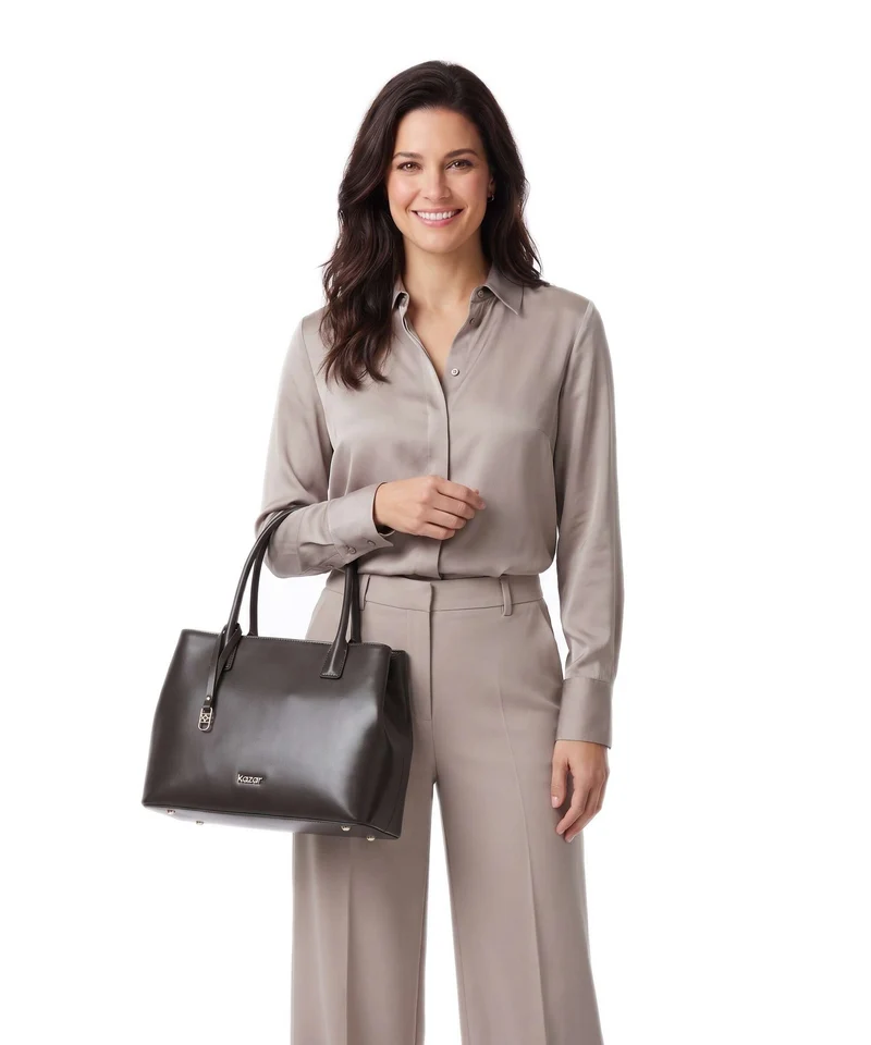Kazar Noella S Handtasche dark brown