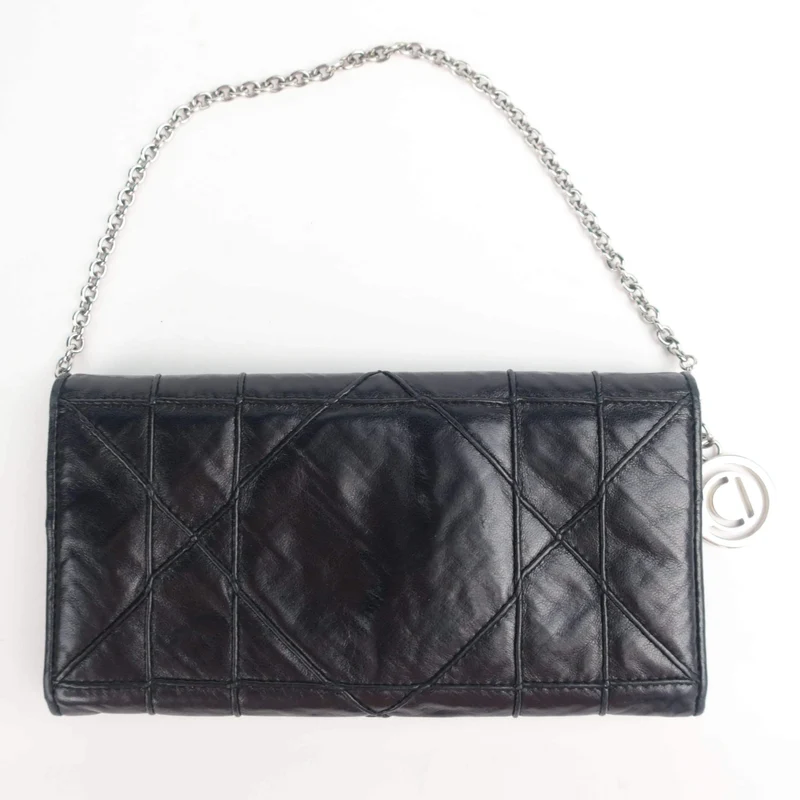 Dior Lambskin Leather Wallet on Chain WOC