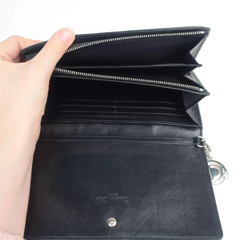 Dior Lambskin Leather Wallet on Chain WOC