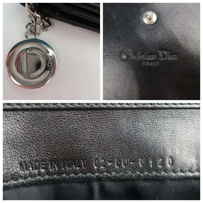 Dior Lambskin Leather Wallet on Chain WOC