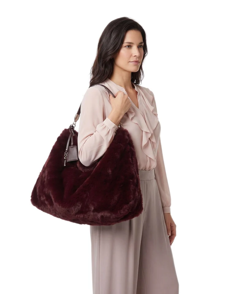 Liu Jo Foulard L Beuteltasche red aubergine