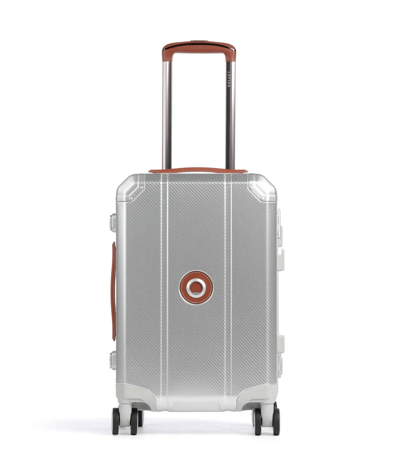 Delsey Paris Alu'R 4-Rollen Trolley silver