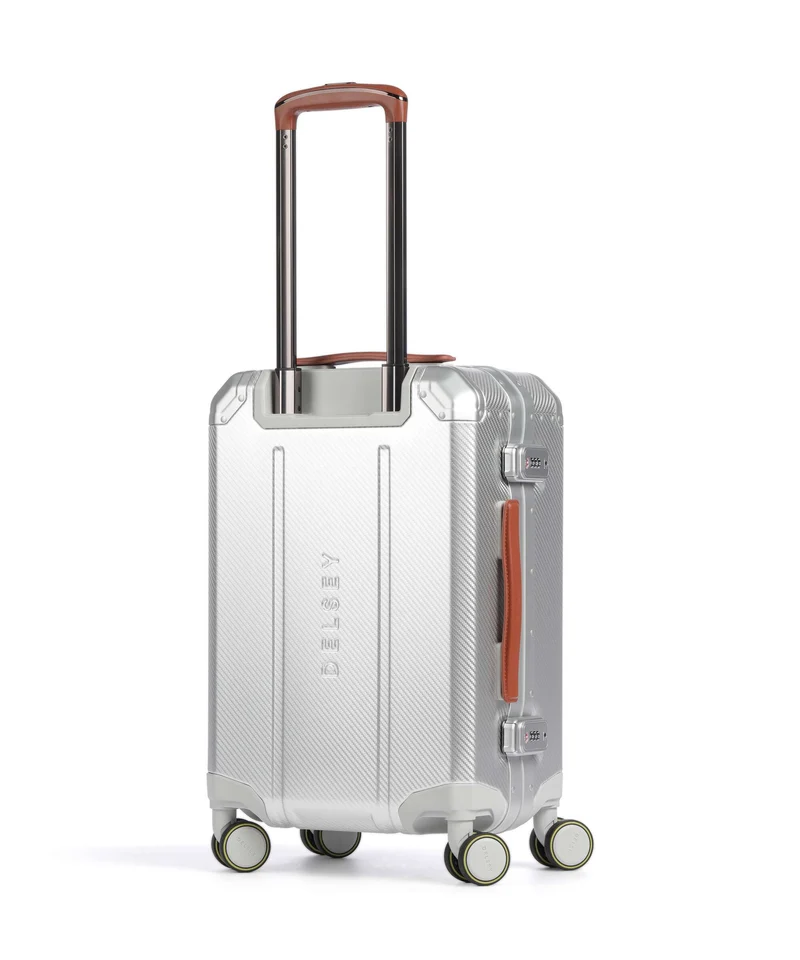 Delsey Paris Alu'R 4-Rollen Trolley silver