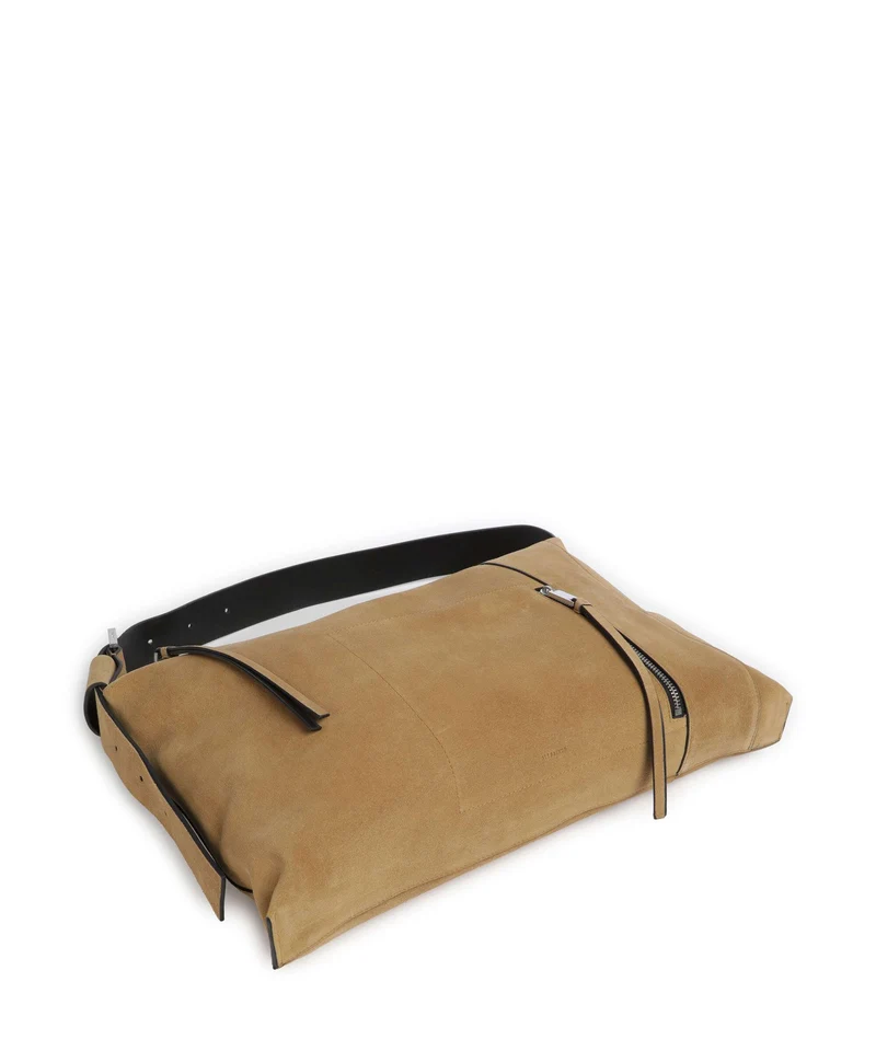 AllSaints Alba Beuteltasche warm olive brown
