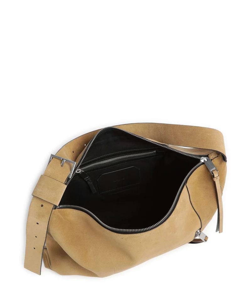 AllSaints Alba Beuteltasche warm olive brown