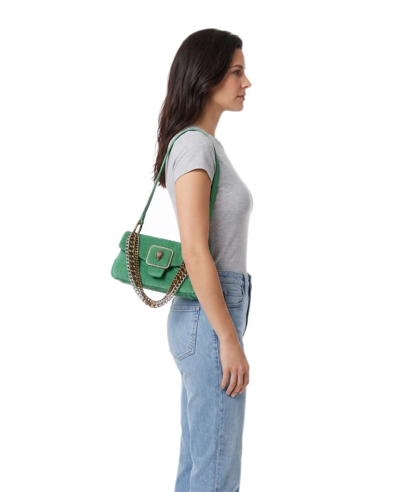 Kurt Geiger Pimlico Mini Schultertasche green