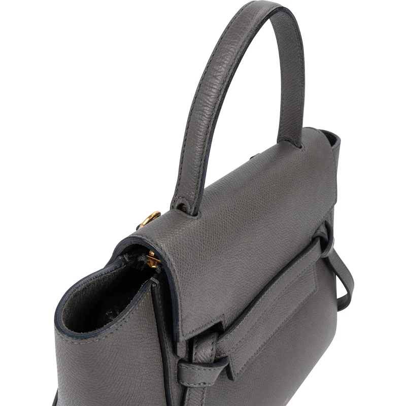 Celine Grained Leather Belt Nano Handbag
