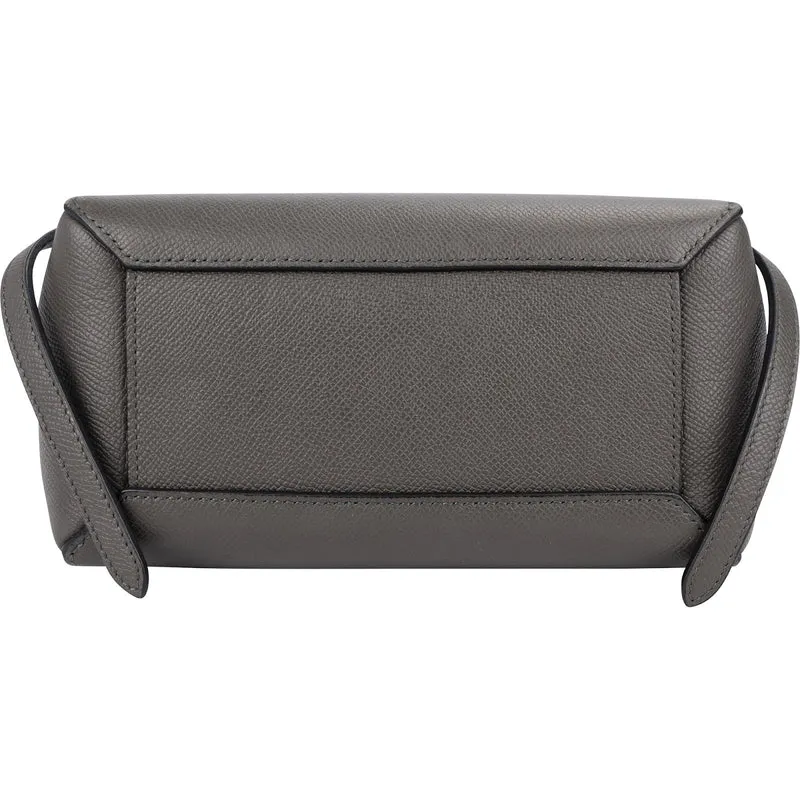 Celine Grained Leather Belt Nano Handbag