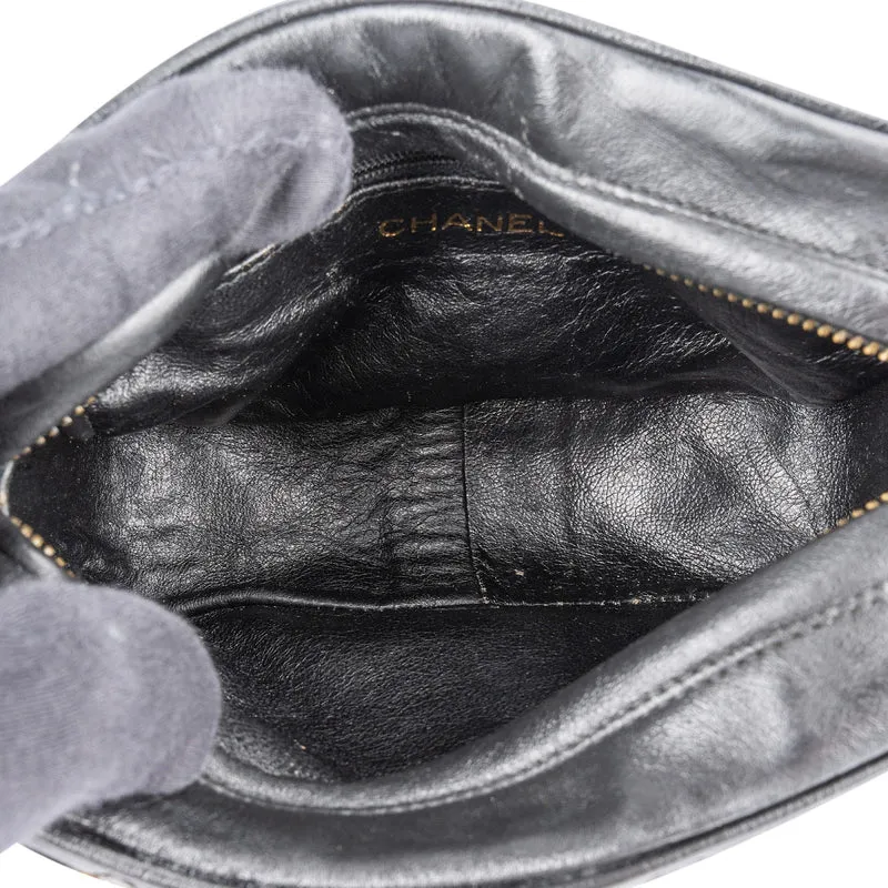 Chanel Quilted Lambskin CC Camera Crossbody Bag