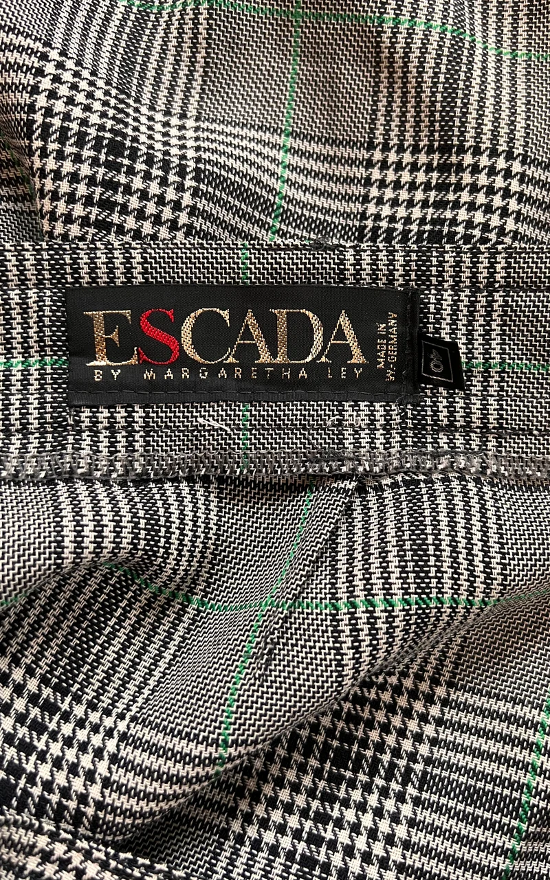 Vintage Escada Tartan Pants