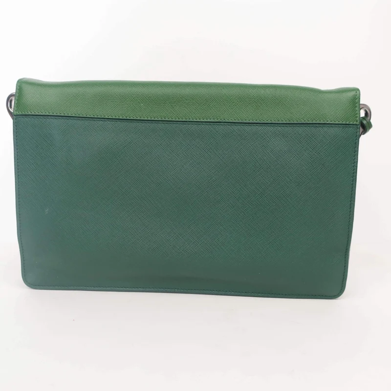 Prada Saffiano Leather Shoulder Bag