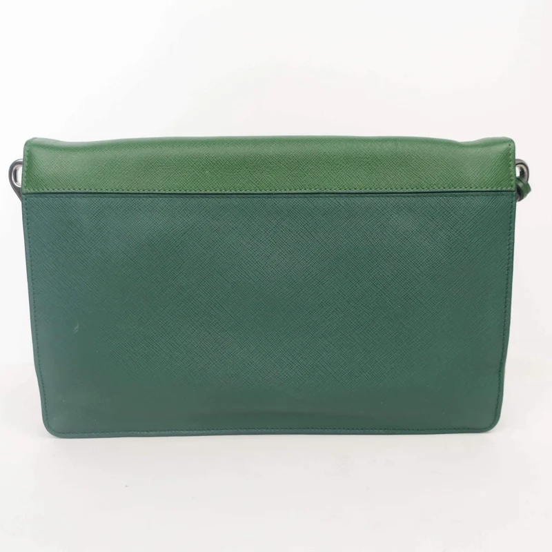 Prada Saffiano Leather Shoulder Bag