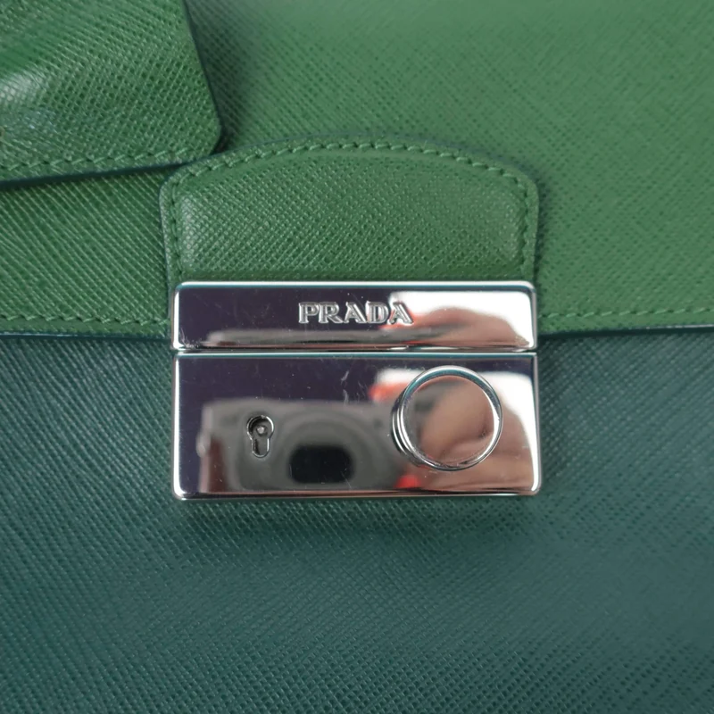 Prada Saffiano Leather Shoulder Bag