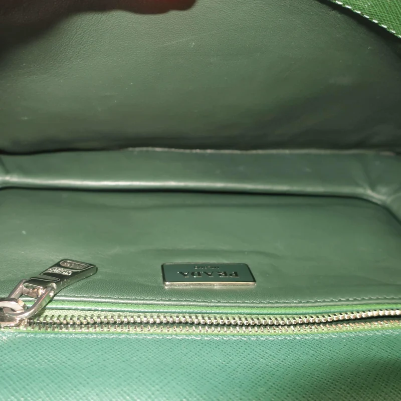 Prada Saffiano Leather Shoulder Bag