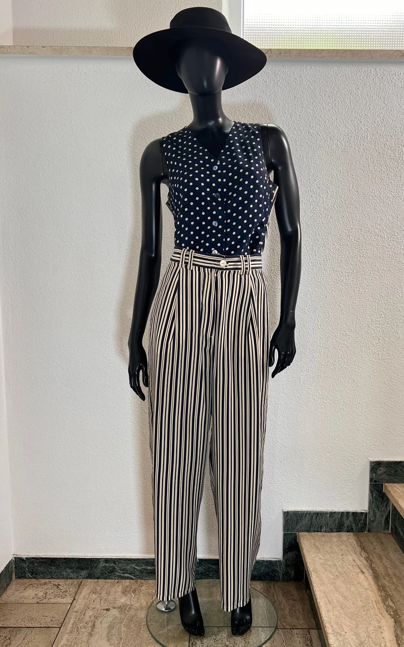 Vintage 90s Zapa 2 Piece Silk Ensemble