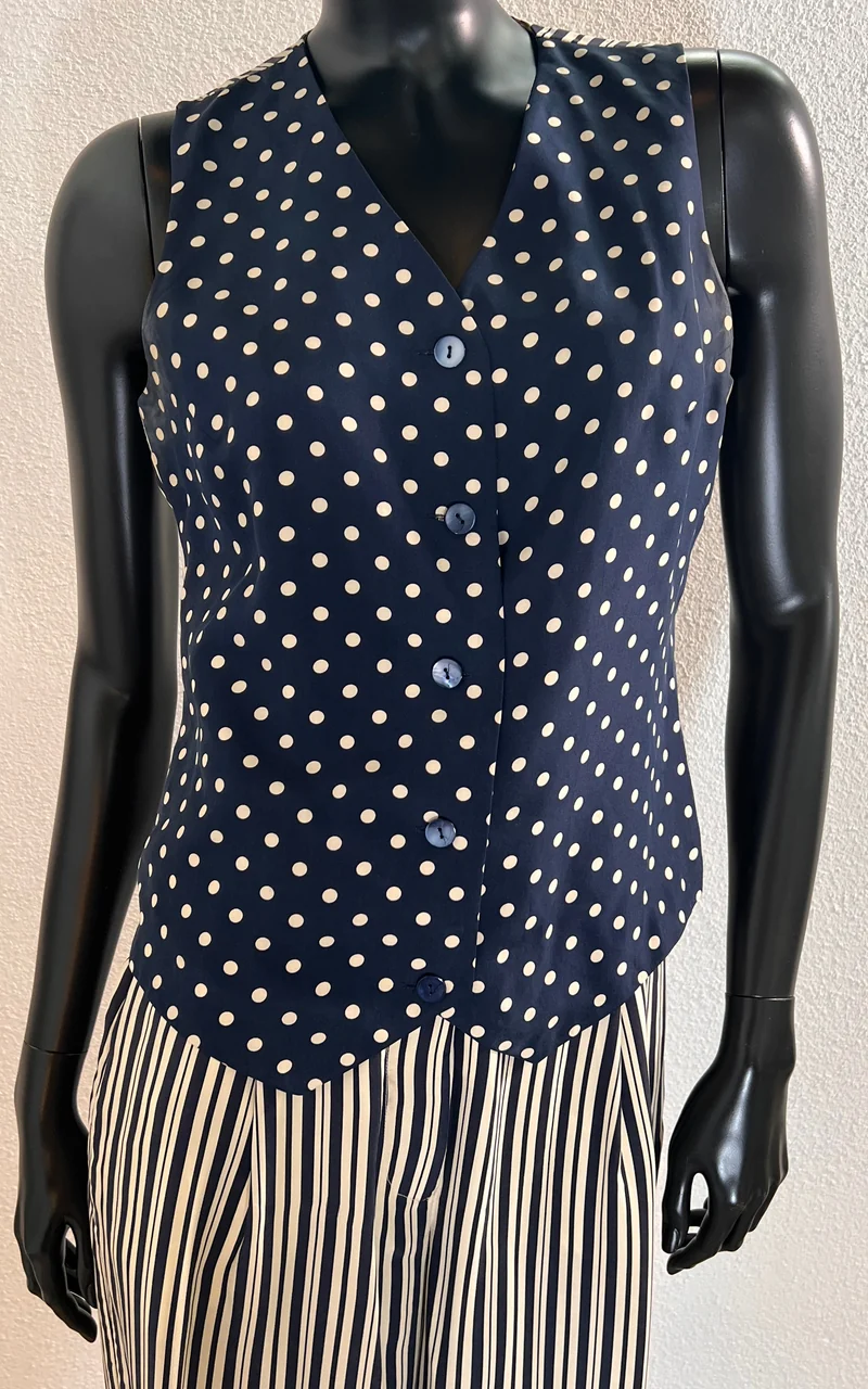 Vintage 90s Zapa 2 Piece Silk Ensemble