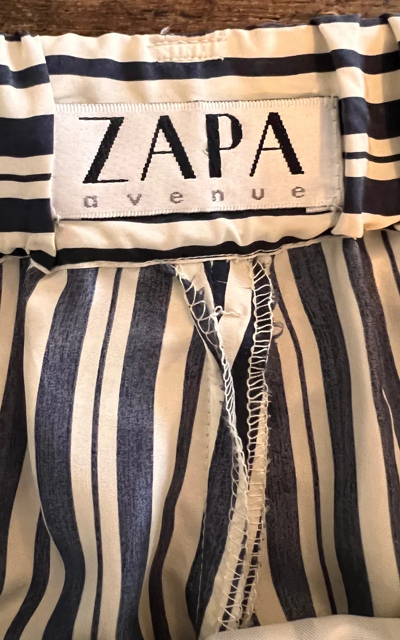 Vintage 90s Zapa 2 Piece Silk Ensemble