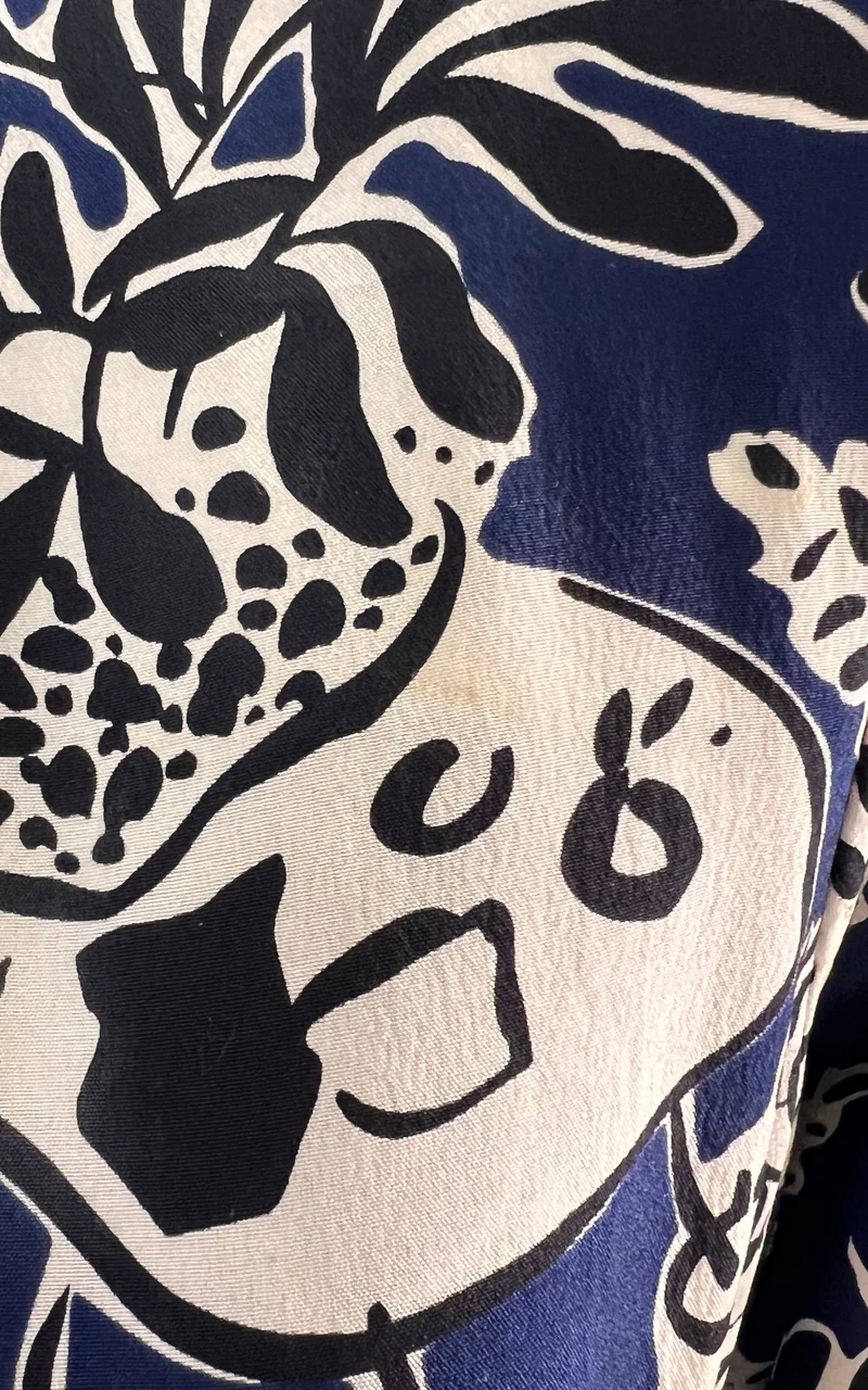 Vintage Yves Saint Laurent Silk Dress with Belt