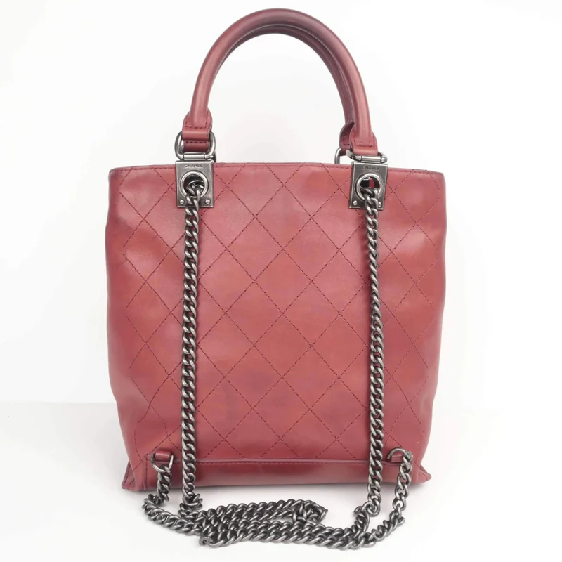 Chanel Smooth Calfskin Backpack With Top Handle S/S 2016