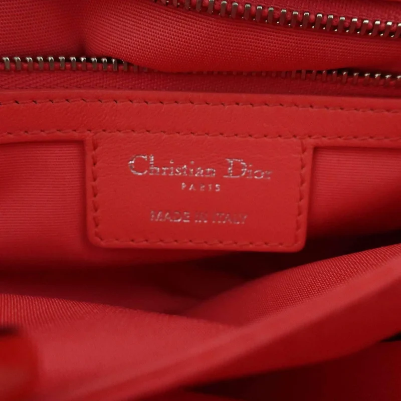 Dior Pink Cannage Quilted Lambskin Leather New Lock Flap Bag