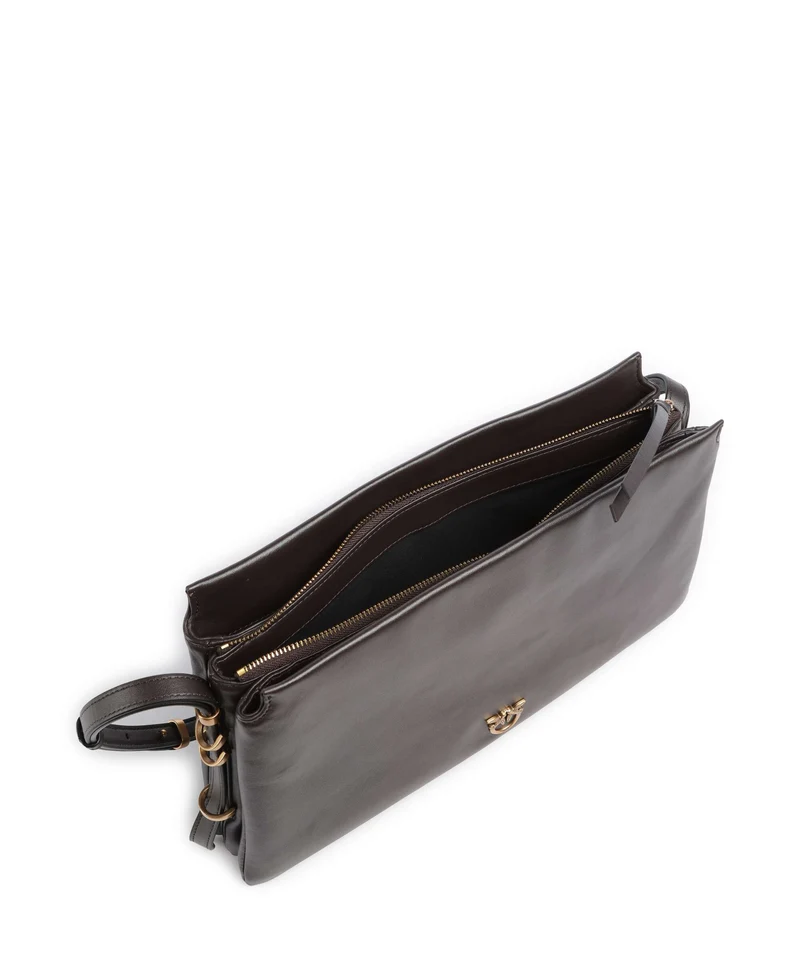 Pinko Triplet Schultertasche marrone marasca/antique gold