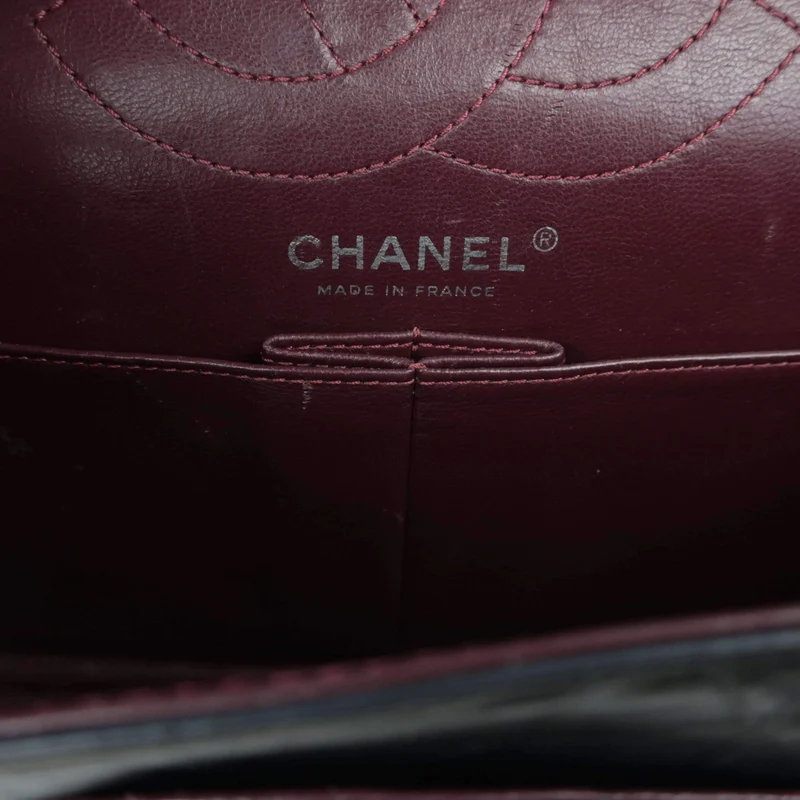 Chanel Reissue 2.55 Quilted Classic Lambskin Black Leather Bag