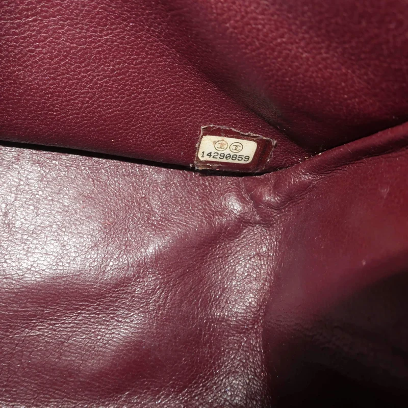 Chanel Reissue 2.55 Quilted Classic Lambskin Black Leather Bag