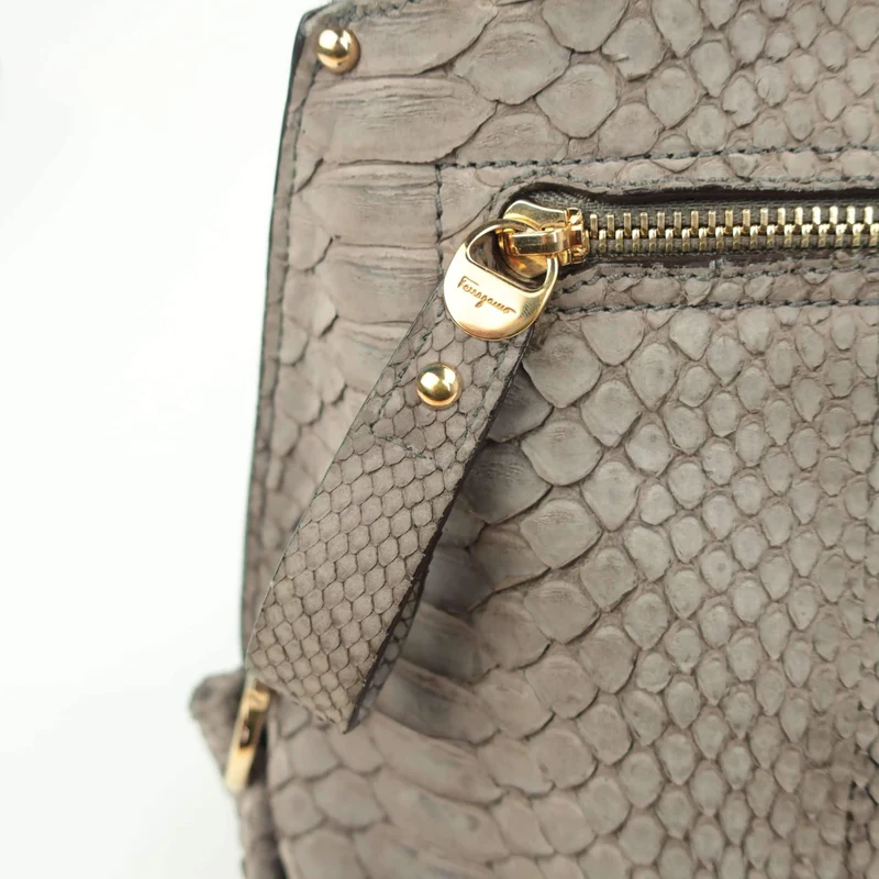 Salvatore Ferragamo Sofia Medium Python Bag