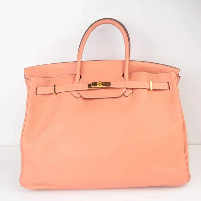 Hermes Birkin 40 Clemence Crevette GHW