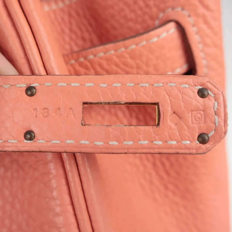 Hermes Birkin 40 Clemence Crevette GHW